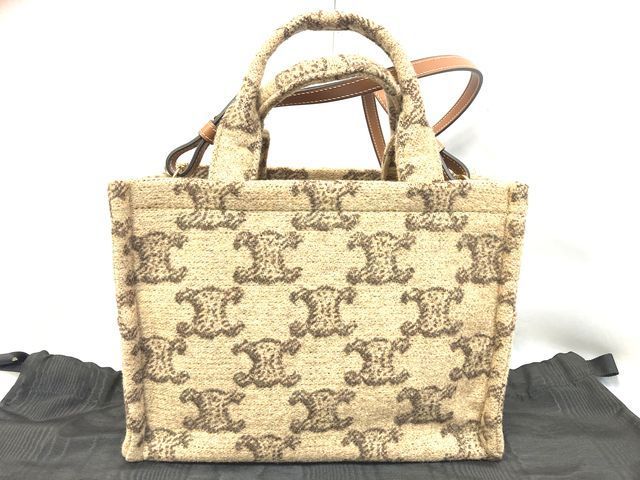 CELINE　トリオンフ2wayトートバッグ 保存袋付き org.jpg