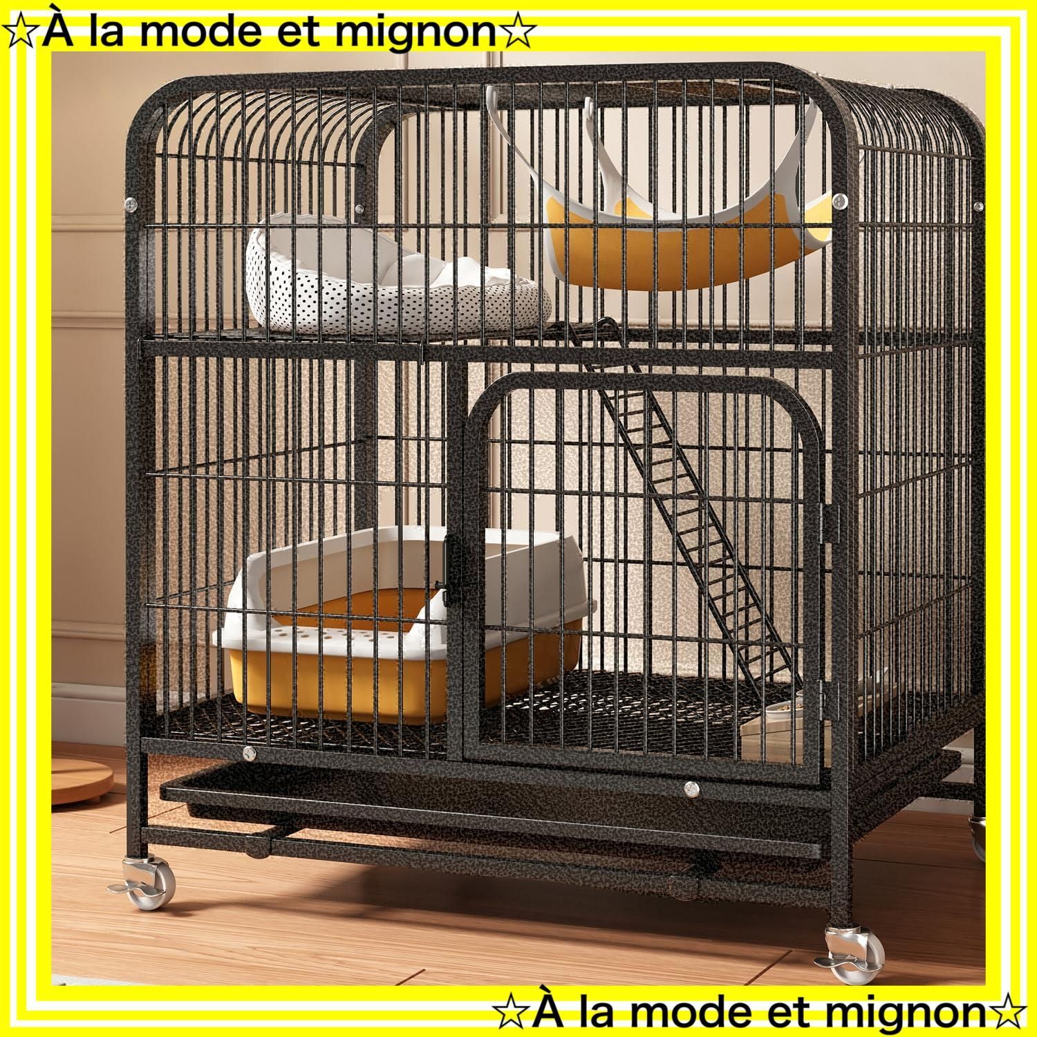 猫ケージ 猫用ケージ 猫ハウス キャットヴィラ 室内用猫のゲージ