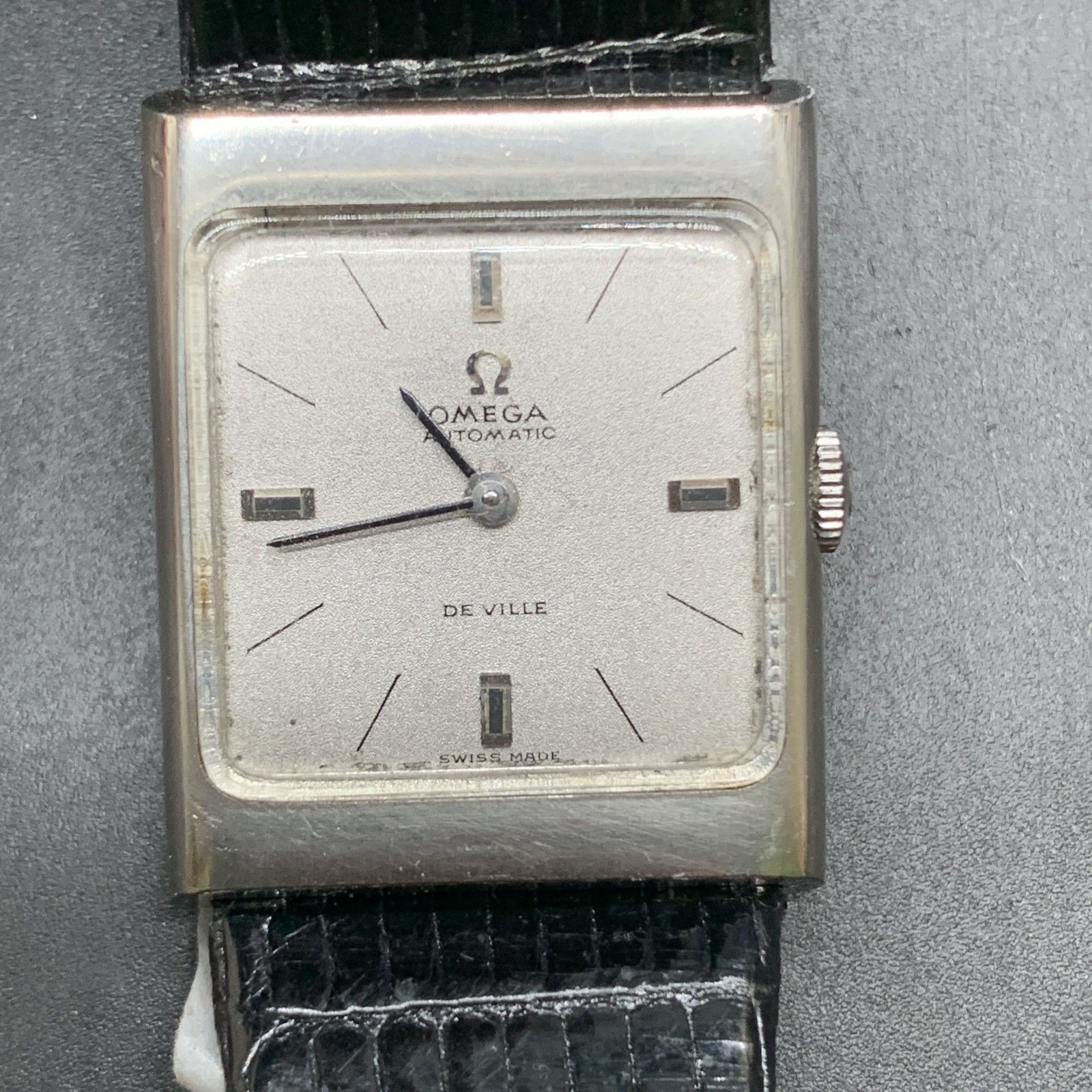 O364 ジャンク OMEGA オメガ 腕時計 デビル 自動巻き スクエア