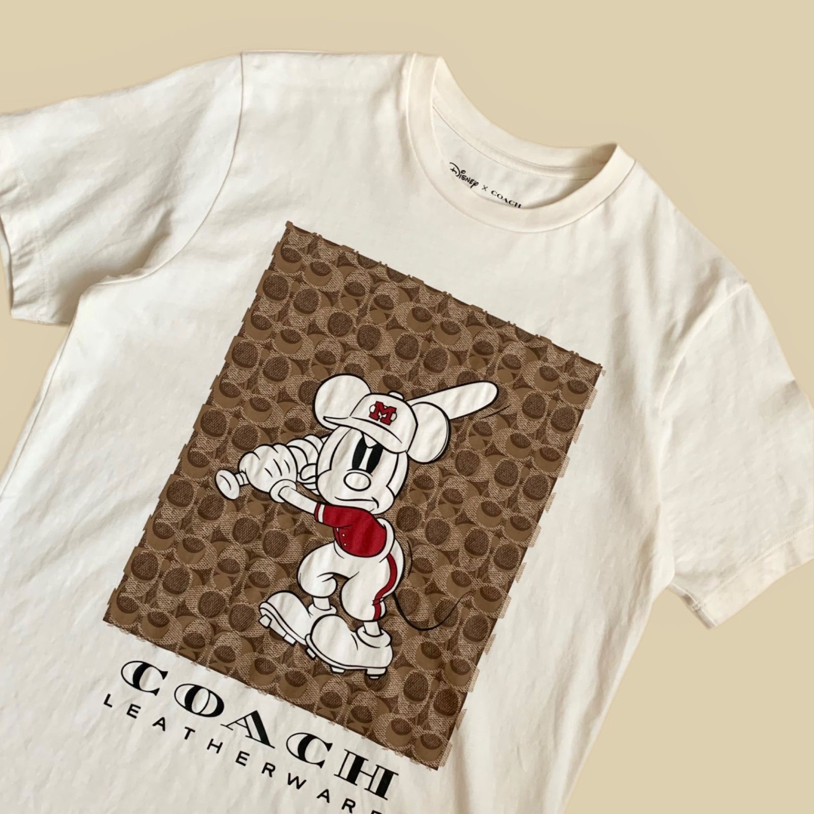 COACH × Disney コーチ×ディズニー シグネチャー&ミッキーT