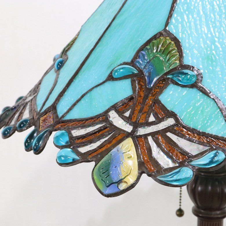 ステンドグラスランプ アクアビードロ 19インチ フロアスタンド - メルカリ