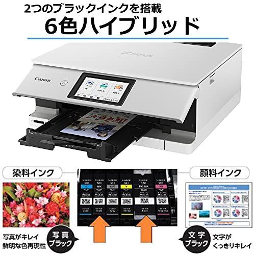 Canon プリンター A4インクジェット複合機 PIXUS TS8530 ホワイト 2021