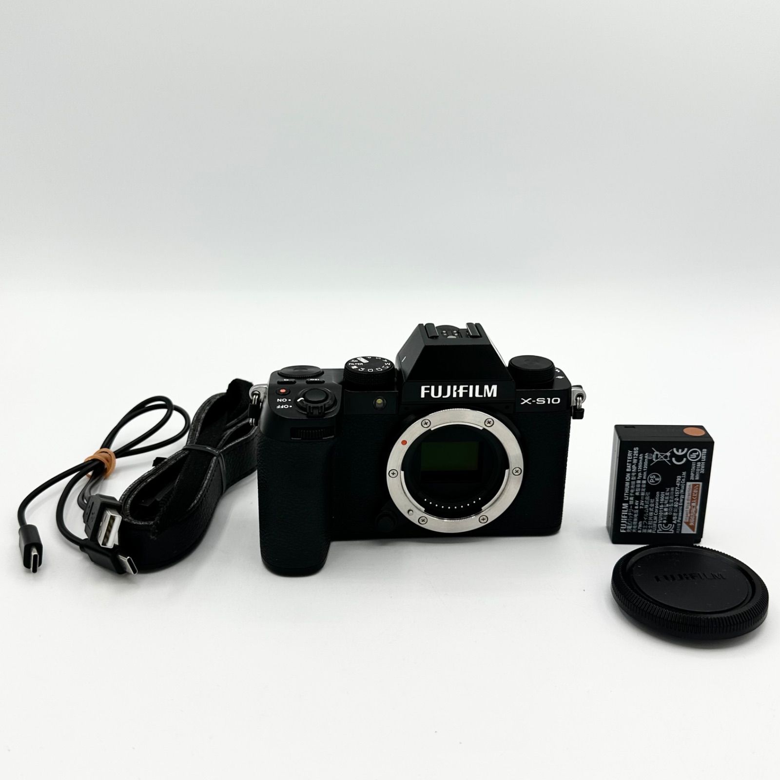 2ショット 富士フイルム FUJIFILM ミラーレスデジタルカメラ X-S10 ボディ F X-S10 ブラック