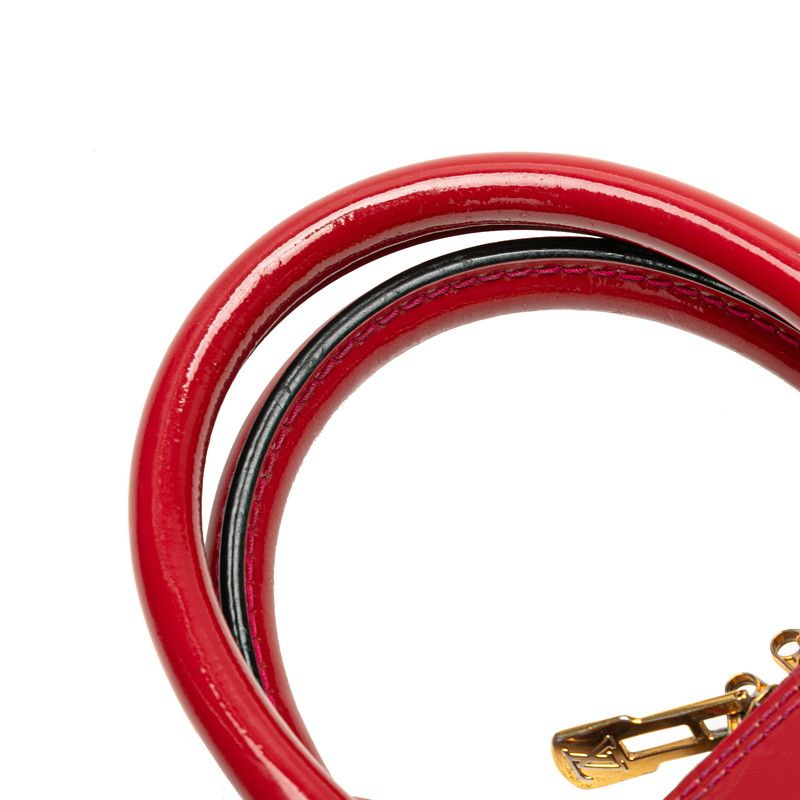 Louis Vuitton ルイヴィトン　赤 エピ　アルマレザー ハンドバッグ LOUIS VUITTON - ほぼ未使用 鍵 袋付きLOUIS VUITTON ルイ