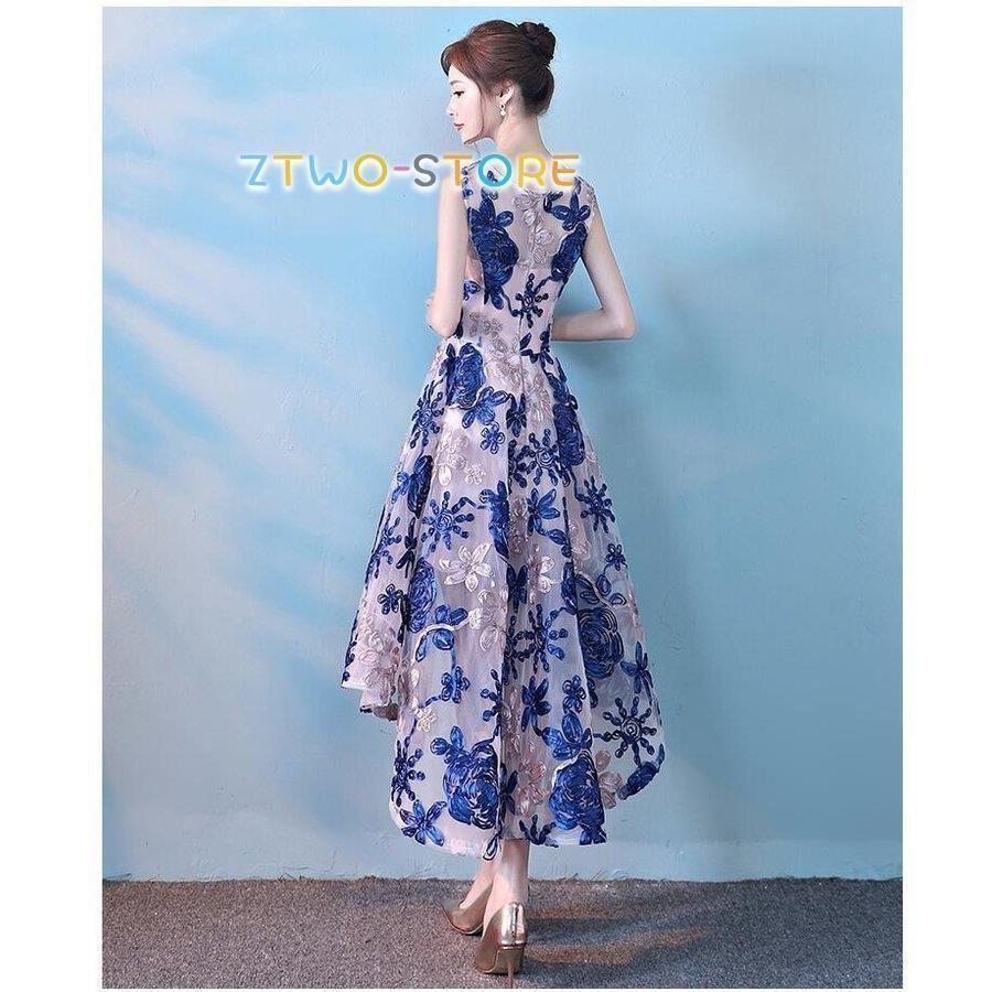 パーティードレス ミモレドレス 結婚式 ドレス ワンピース 袖なし 二次会 ドレス ウエディングドレス フォーマルドレス お呼ばれ 大きいサイズ 不規則0217CYB88 登場