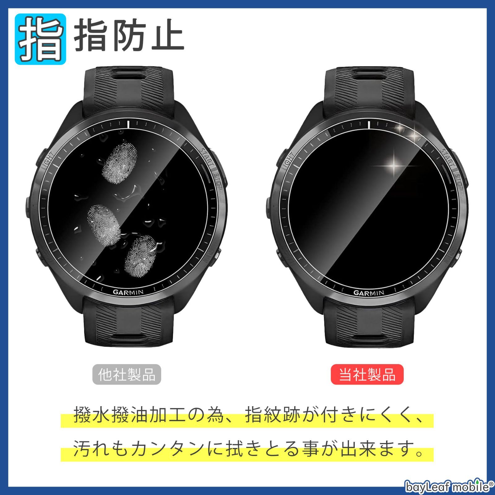 腕時計 スマートウォッチ 30mm 液晶 保護 ガラスフィルム クリア シート 強化ガラスフィルム 硬度9H 飛散防止 簡単 貼り付け 円形 -  メルカリ