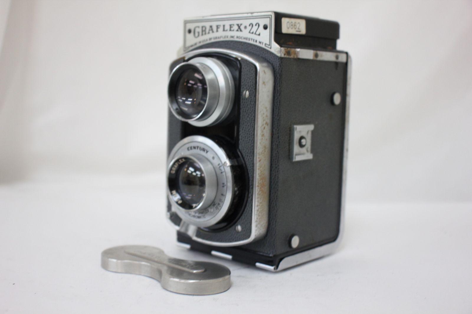 返品保証 Graflex 22 Graftar 85mm F3.5 二眼カメラ e879