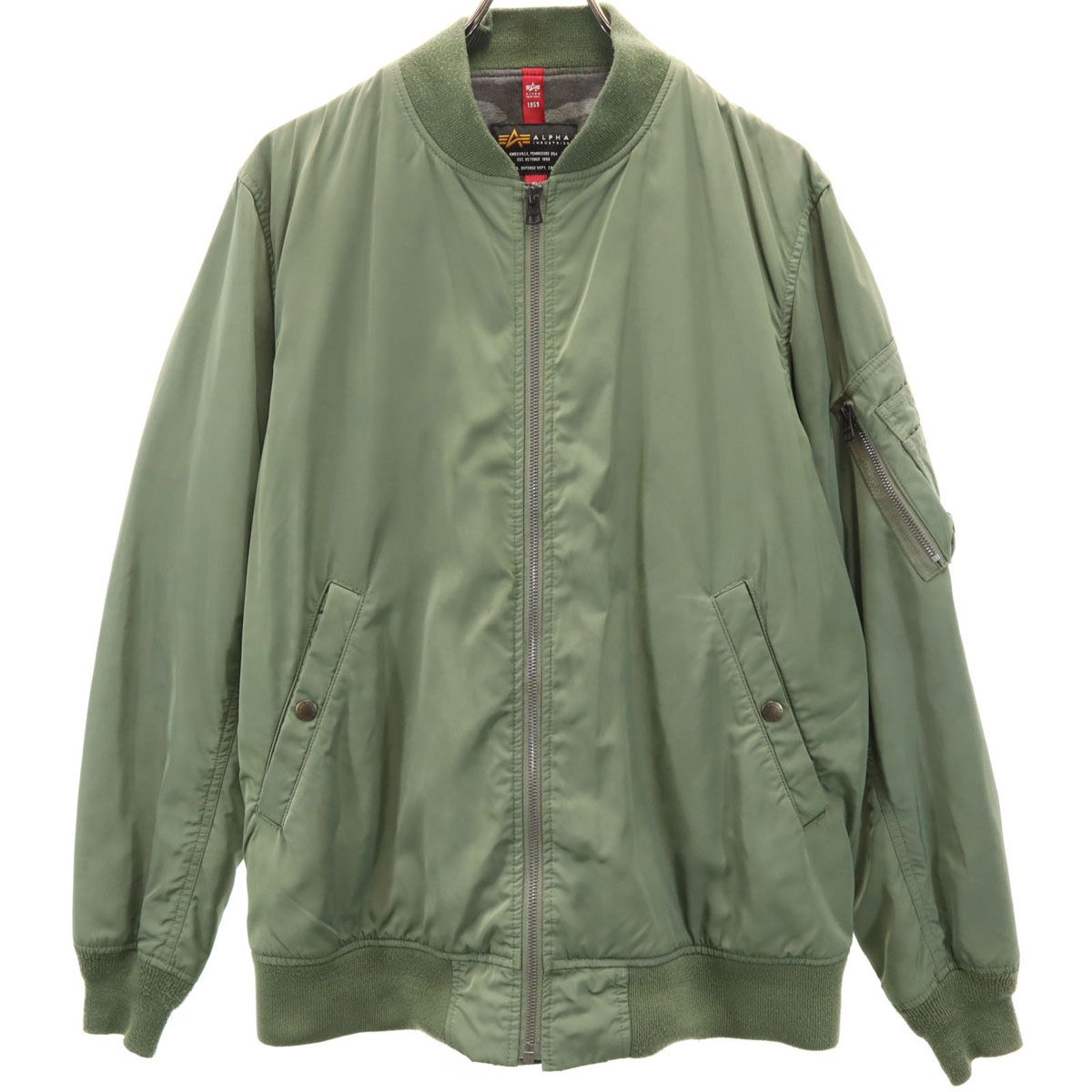 アルファインダストリーズ MA-1 フライトジャケット リバーシブル S 短