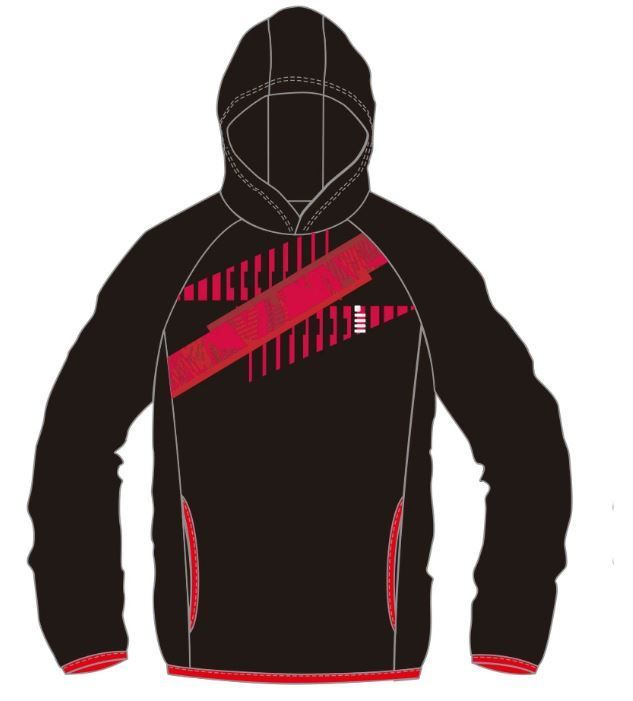 ゴーセン 予約 秋企画 プルオーバーパーカー W25A01 レッド