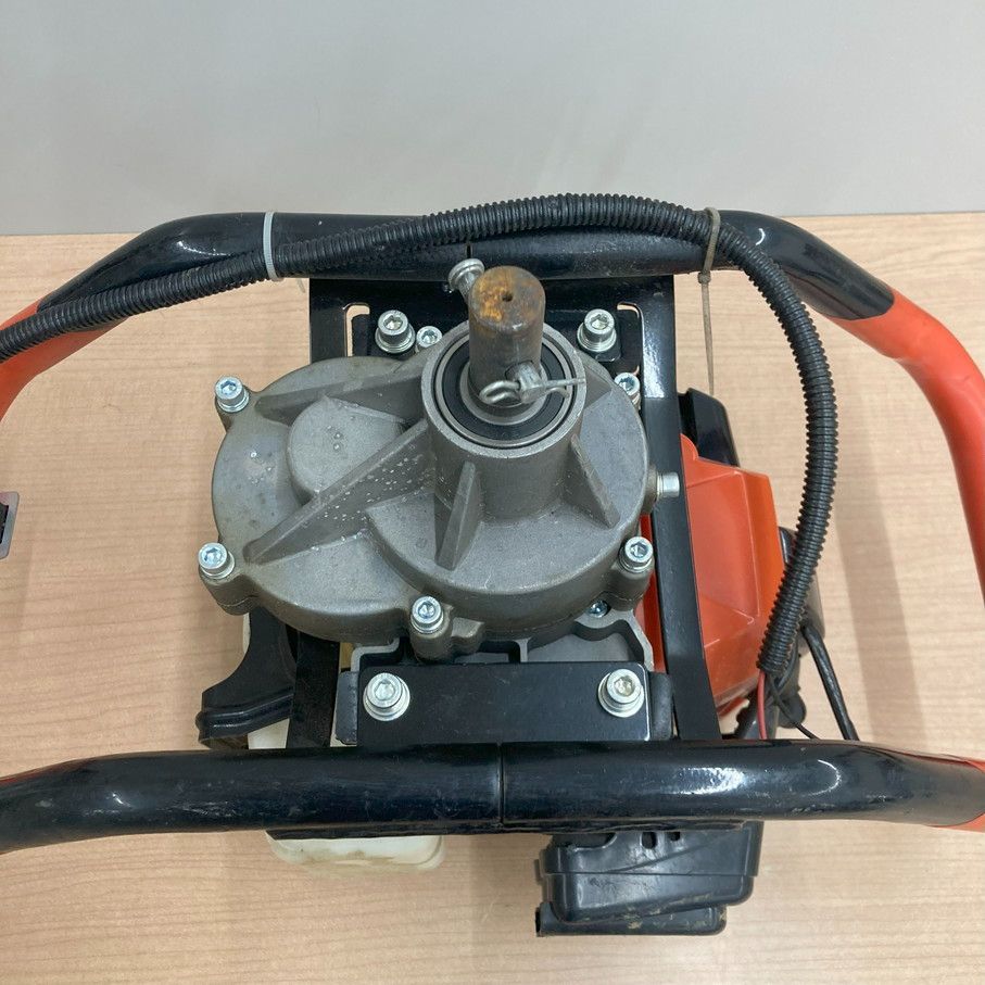 ジャンク品】エンジン式 アースオーガー 穴掘り機 52CC 電動工具 ジャンク品】エンジン式 アースオーガー 穴掘り機 52CC 電動工具