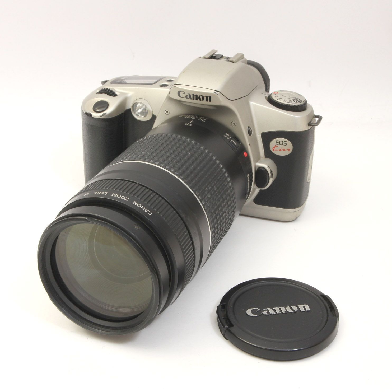Canon キャノン New EOS Kiss + EF 75-300mm F4-5.6 III レンズセット