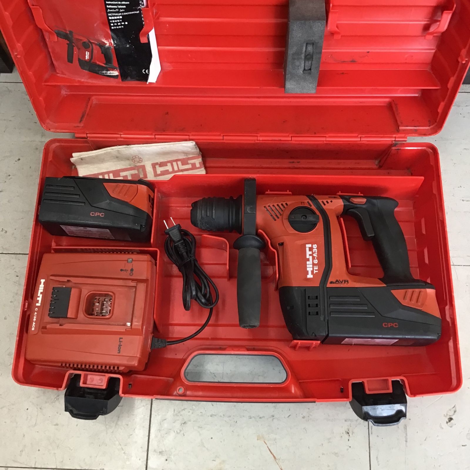 【中古品】 ヒルティ/HILTI コードレスハンマドリル・TE6-A36 【鴻巣店】