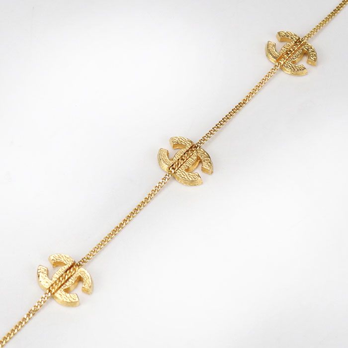CHANEL シャネル ラインストーン ココマーク ブレスレット