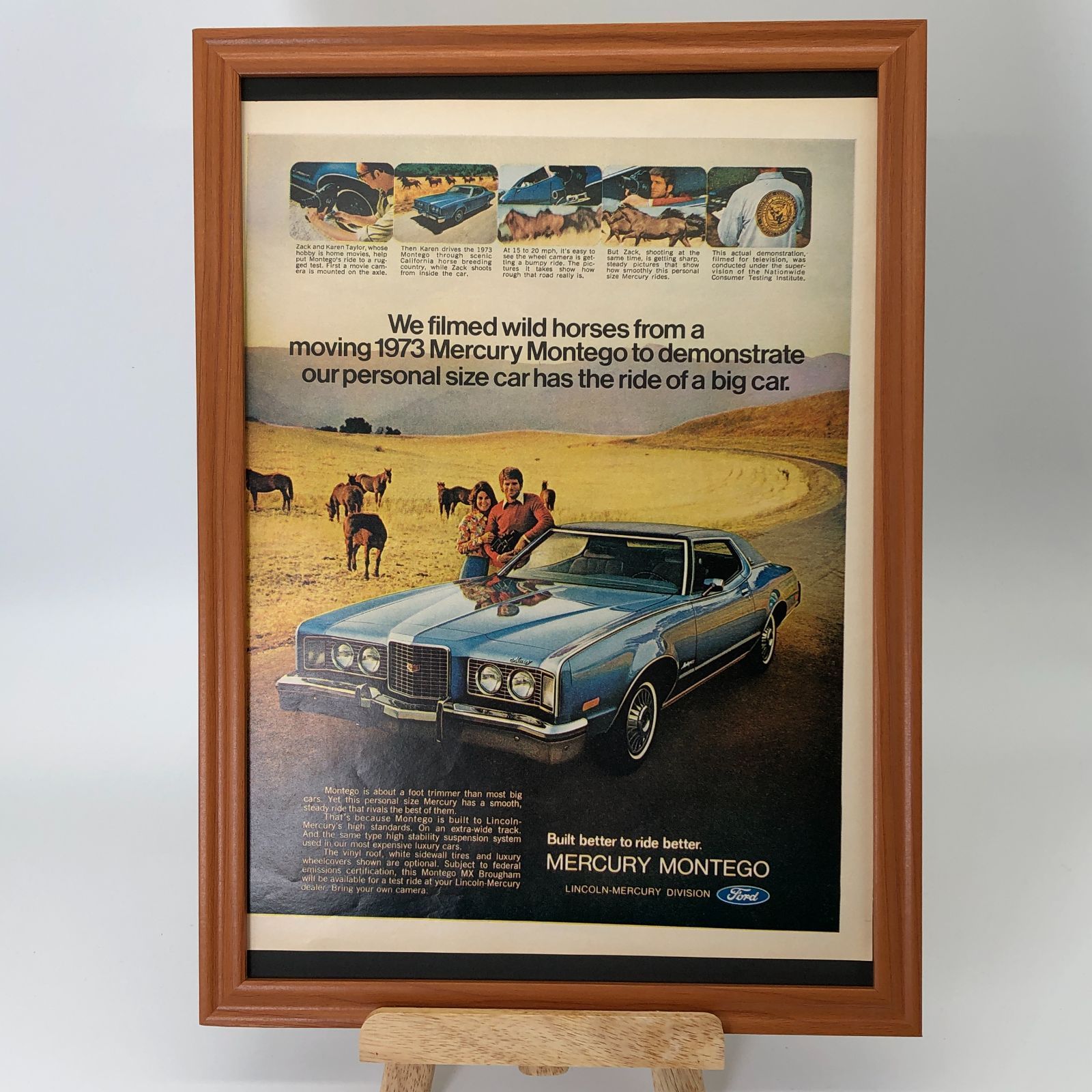 ビンテージ 広告 ポスター 『 フォード マーキュリーモンテゴ