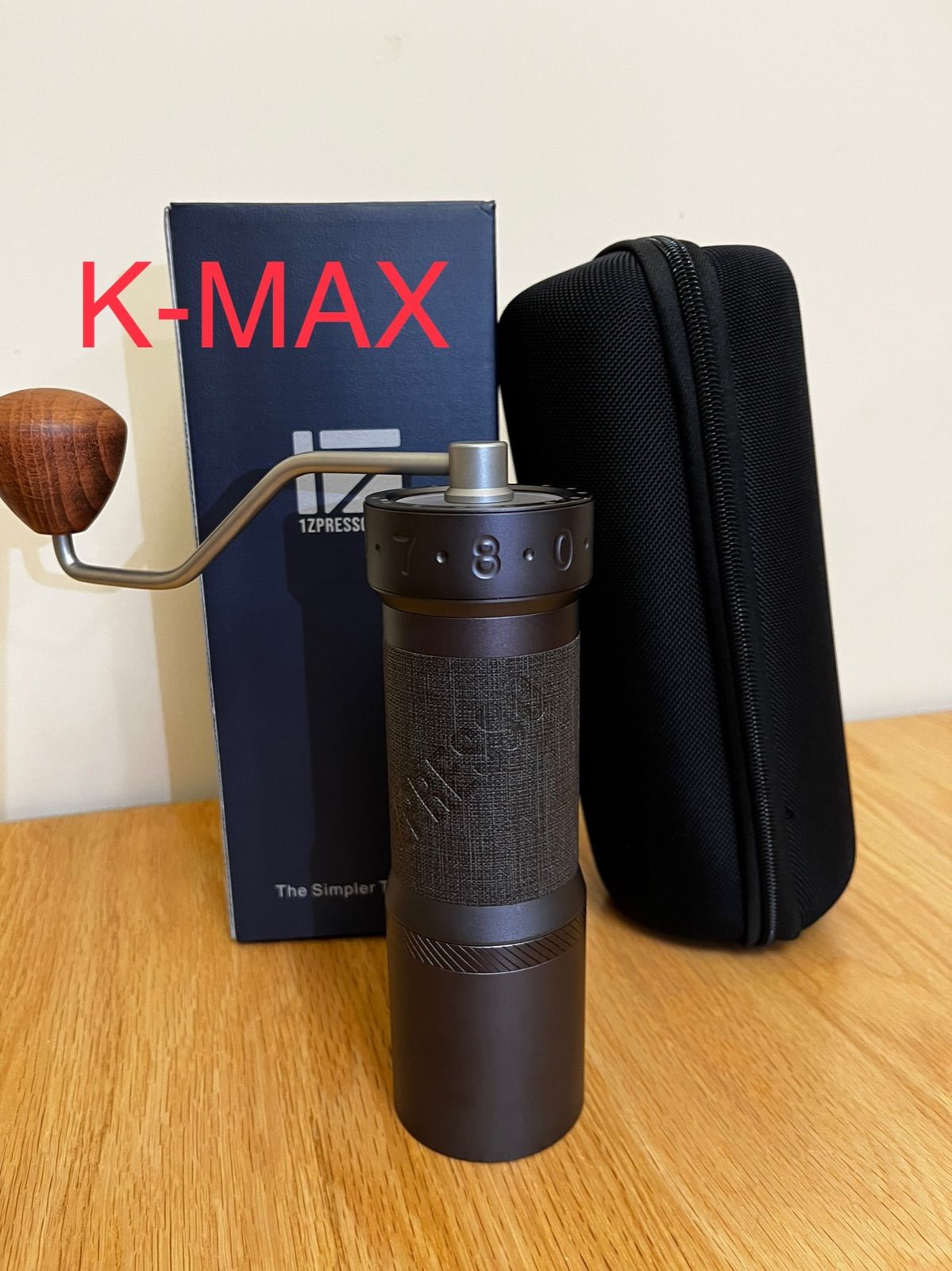 1Zpresso ワンゼットプレッソ K-MAX ダークブルー コーヒーミル - メルカリ