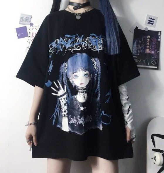 【QOOZA】Tシャツ 半袖 原宿 ユニセックス サブカル 地雷系 QOOZA】Tシャツ 半袖 原宿 ユニセックス サブカル 地雷系 - メルカリ