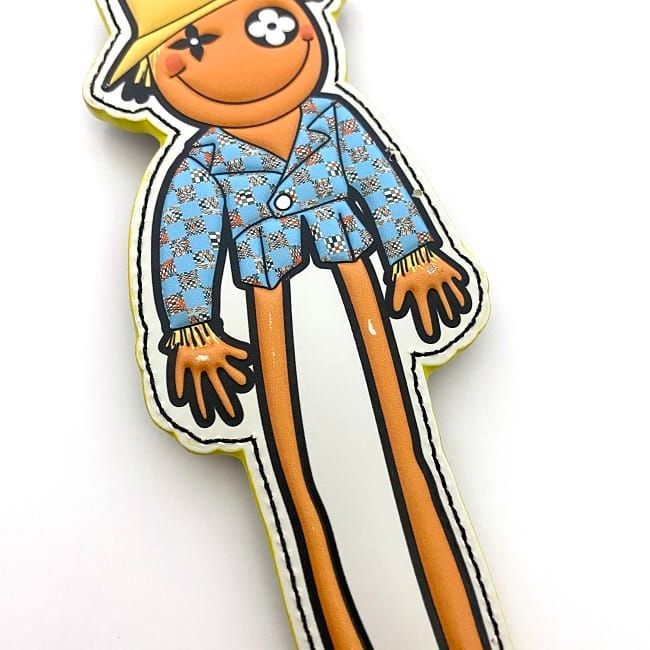 ルイ ヴィトン チャーム ポルトクレ LV スケアクロウ オレンジ