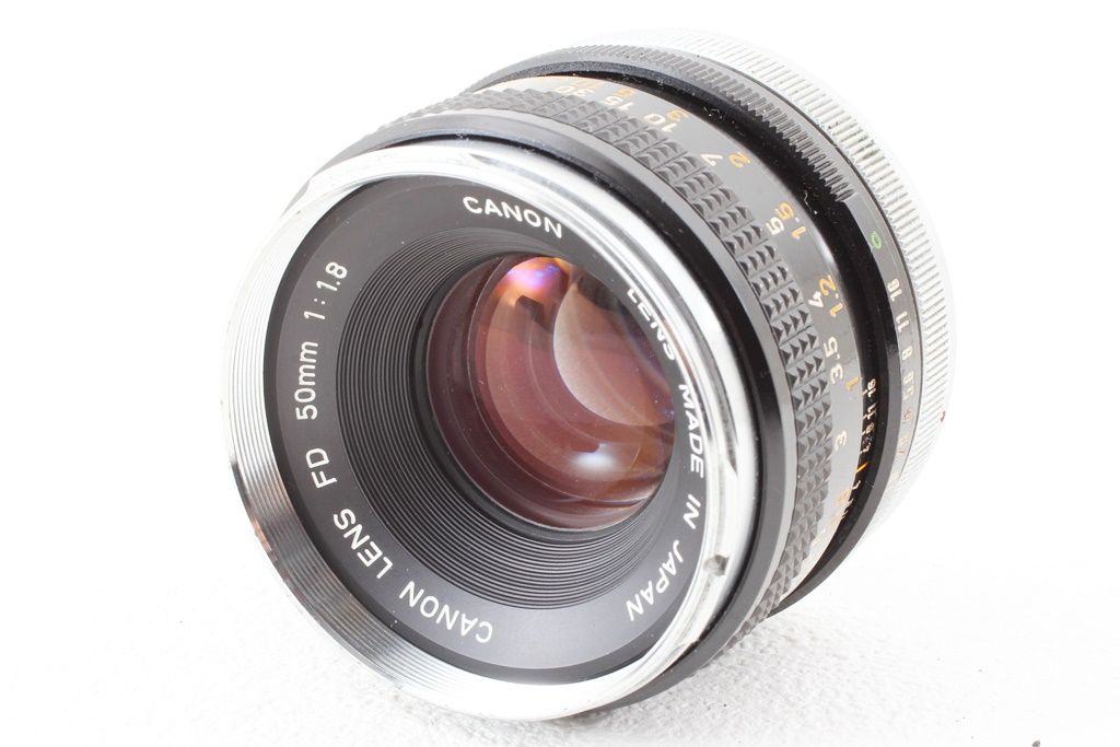 格安 Canon キヤノン A-1 FD 50/1.8 レンズ付き フィルム 一眼レフ