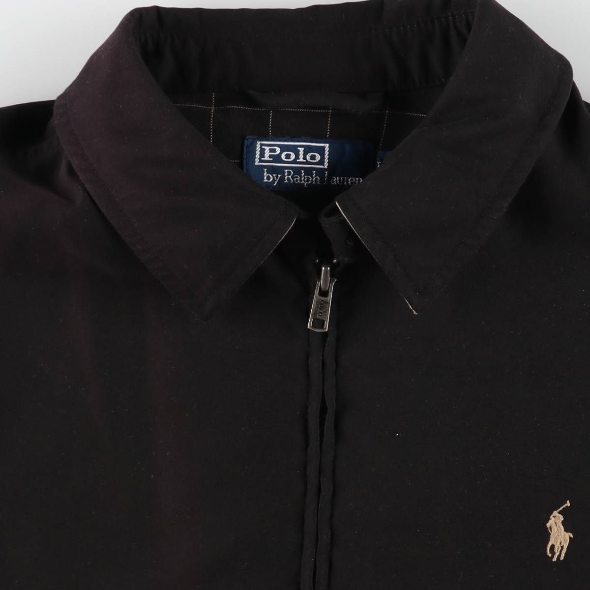Polo by Ralph Lauren スイングトップ 黒 古着 ラルフローレン Ralph Lauren POLO by Ralph Lauren