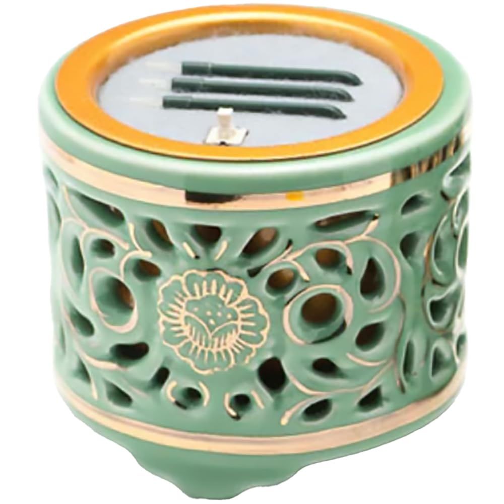 赤字超特価 火を使わず安全な電子線香 仏具 LED電子線香 サンやすらぎ 寝かせ線香タイプ 透かし香炉 差金付 2.5寸 （東用） その他