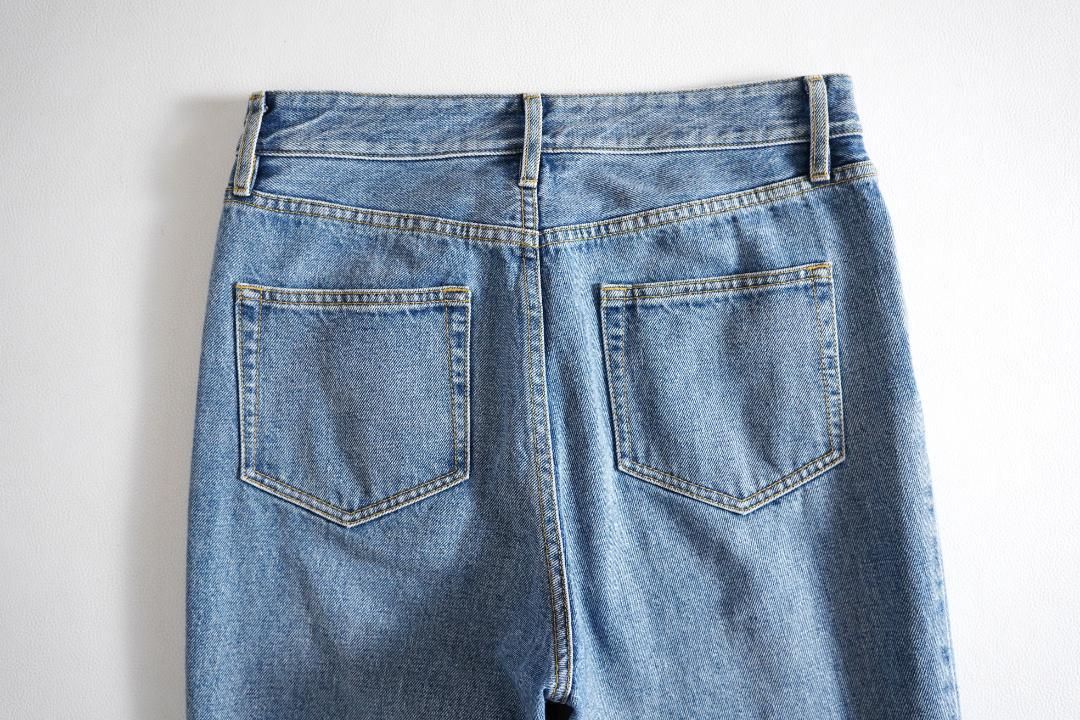 スリム クロップドデニム