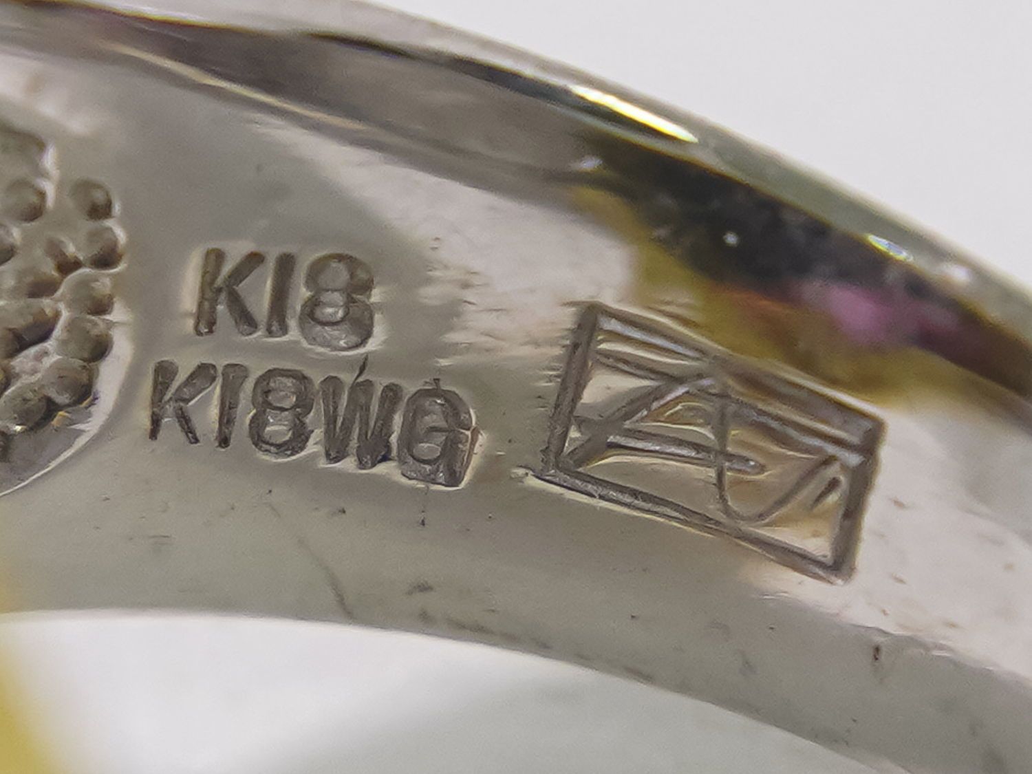 本物 トルマリン 5.56ct ルビー 0.07ct ダイヤモンド 0.02ct K18 WG YG  