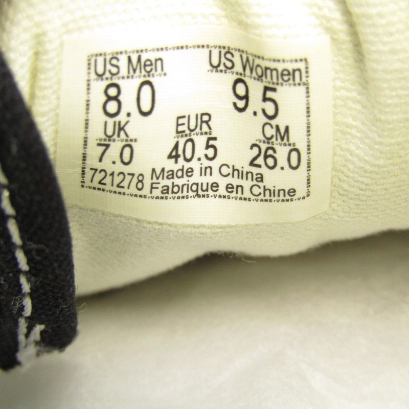 VANS ヴァンズ 26cm LX AUTHENTIC REISSUE VN000CQABA2 バンズ