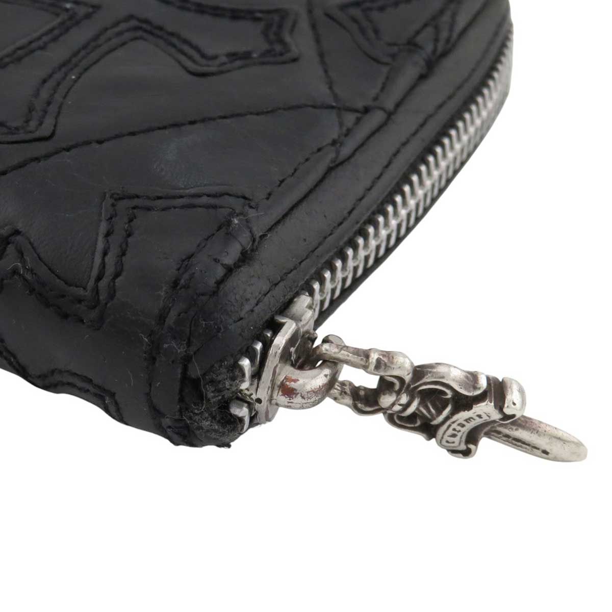 クロムハーツ REC F ZIP #2 セメタリークロス キルテッド ウォレット