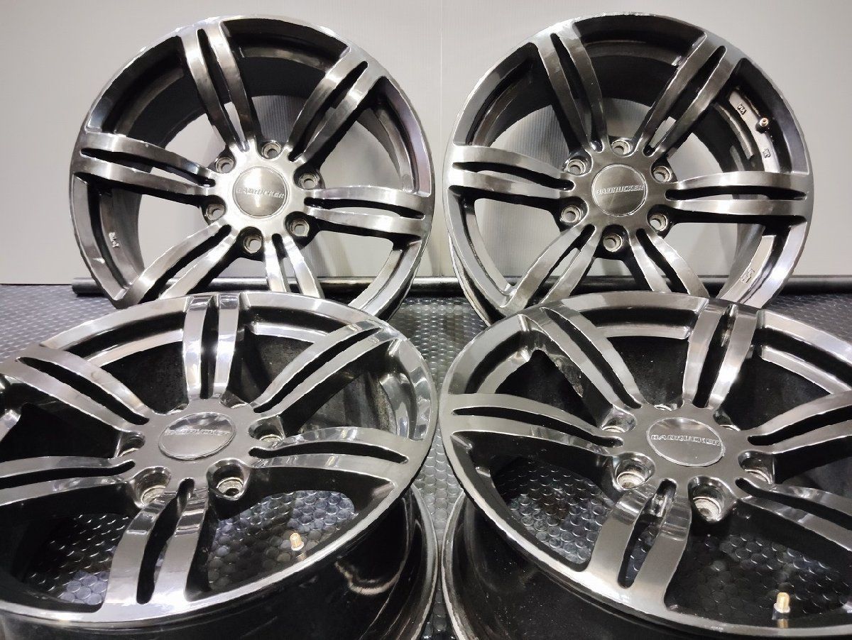 BADRUCKER バッドラッカー 社外ホイール 18インチ 4本 8J6HPCD139.7 38 200系ハイエース等 VHI202