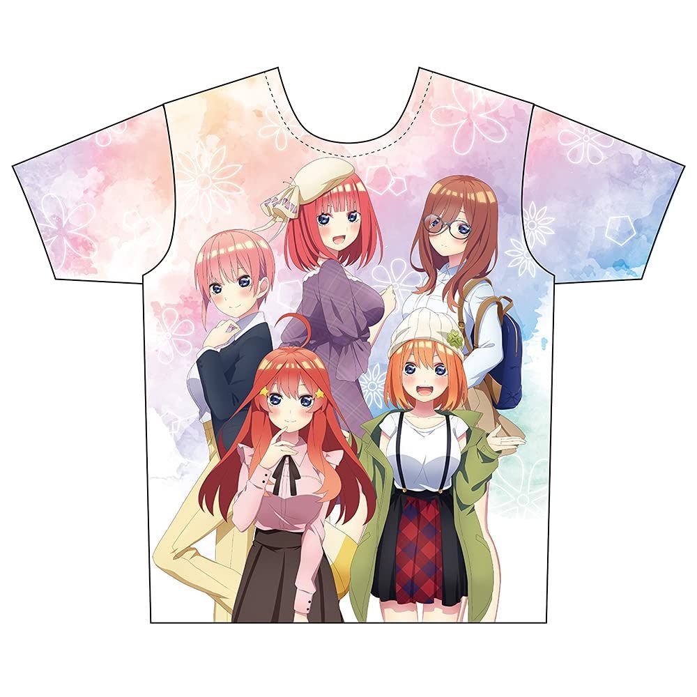 XL [ココラボ] 五等分の花嫁∬ フルグラフィックTシャツ XLサイズ 中野一花 中野二乃 中野三玖 中野四葉 中野五月 - メルカリ