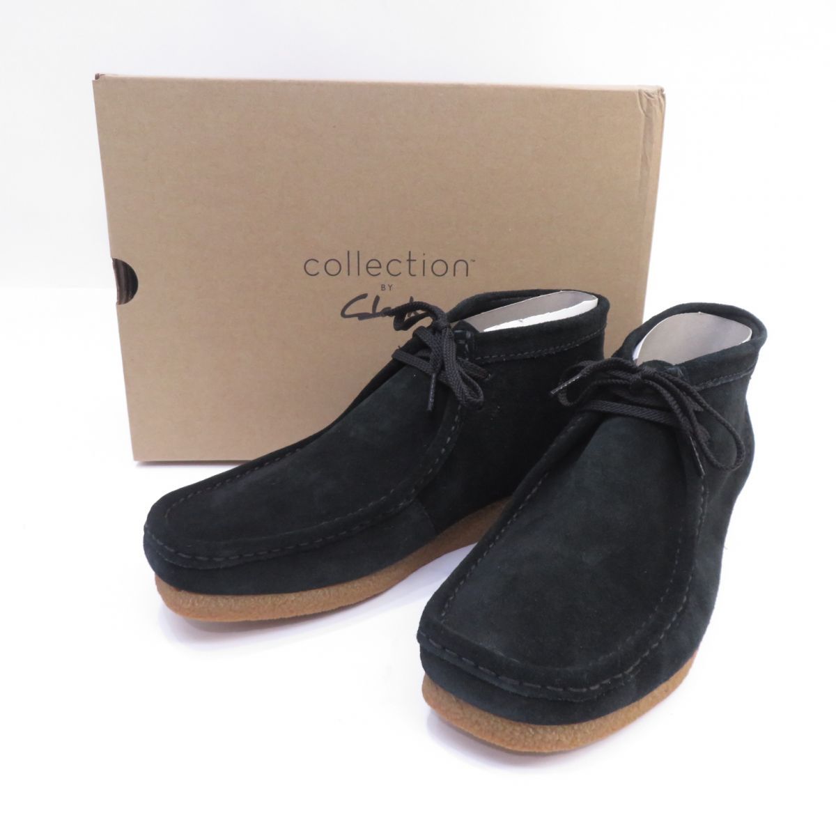 Clarks クラークス Shacre Boot Black Suede チャッカブーツ デザート