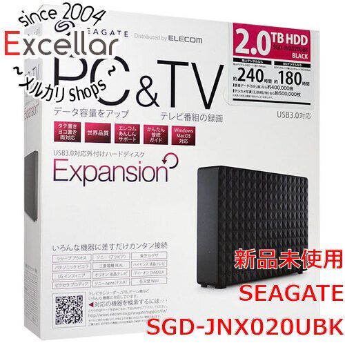 高品質 [bn:18] SEAGATE 外付けハードディスク SGD-JNX020UBK 2TB 8008