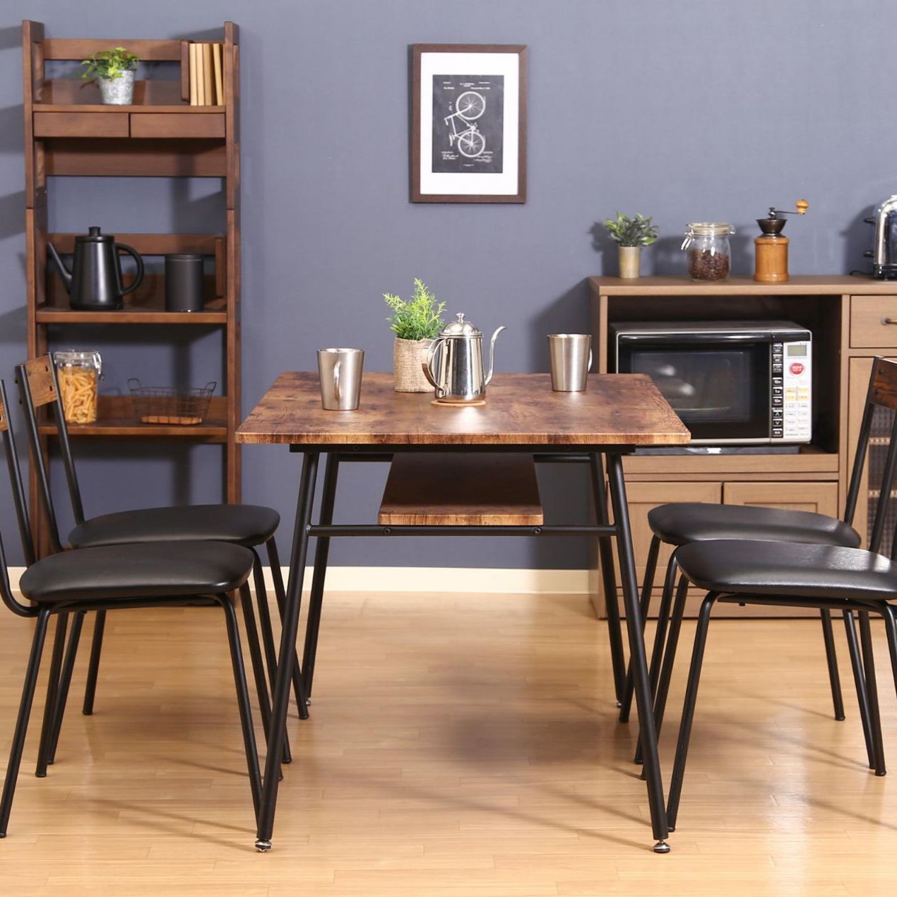 ４人掛 アンティーク調 ダイニングテーブル 単品 幅120cm ダイニング テーブル 4人用 ファミリー MARWIL-DEMENAGEMENTS_CH