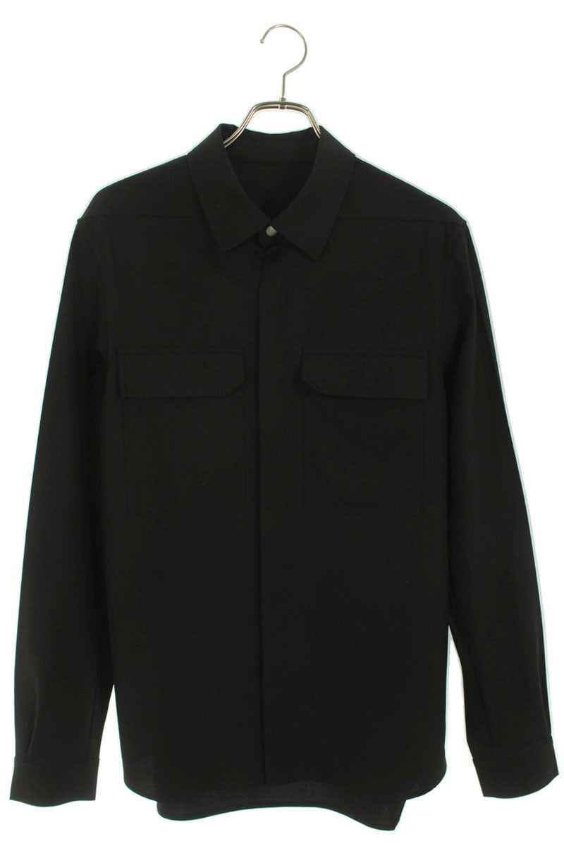 リックオウエンス 24AW RU02D6236-ZL OUTER SHIRT ウール