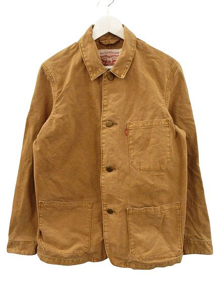 リーバイス Levi's ダック生地 カバーオール 19293 ジャケット M 茶色