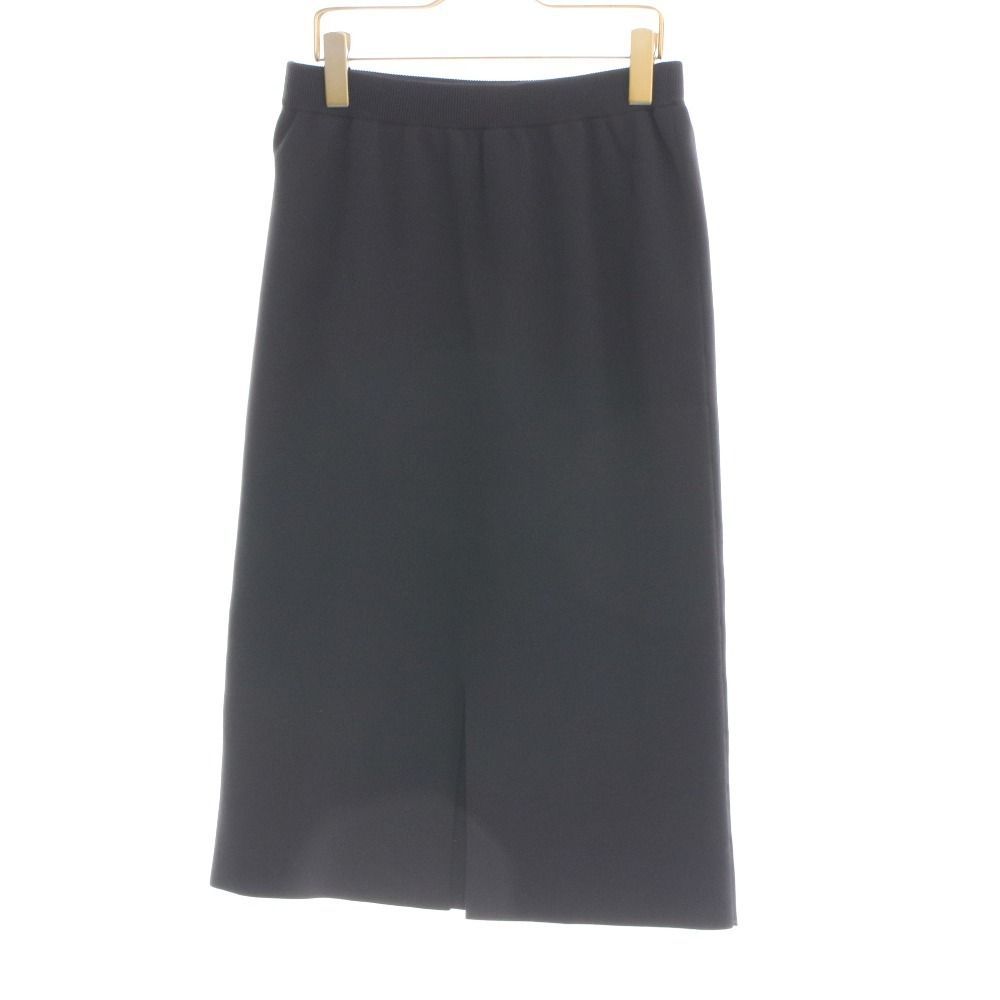 エムズグレイシー タイトスカート MK-118708 ボトムス 無地 シンプル 伸縮性 レディース 40 L相当 ブラック