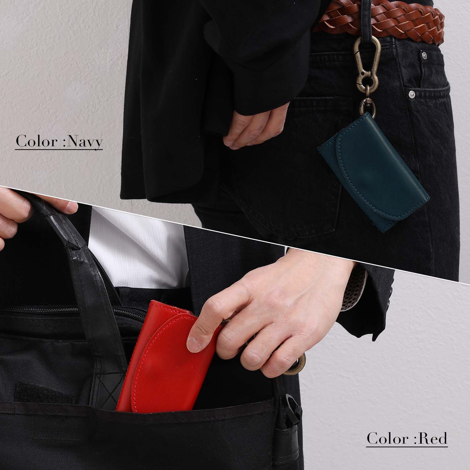 栃木レザー キーケース メンズ レディース 小銭入れ コインケース お札 カード入れ カード レザー 本革 牛革 革 スマートキー カラビナ付き  フック付き コンパクト 薄型 薄い スリム 軽量 軽い 4連 使いやすい ブランド 無地 シンプル 大人 日本製 キーケース スマート ...