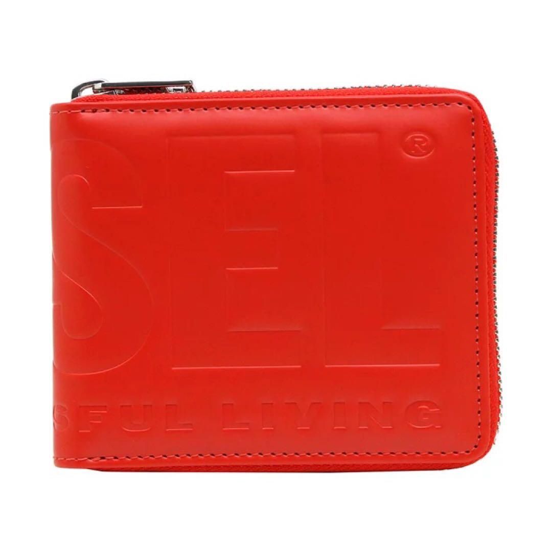 ディーゼル DIESEL 二つ折り財布 X08173 PR003 T4342 レッド - メルカリ