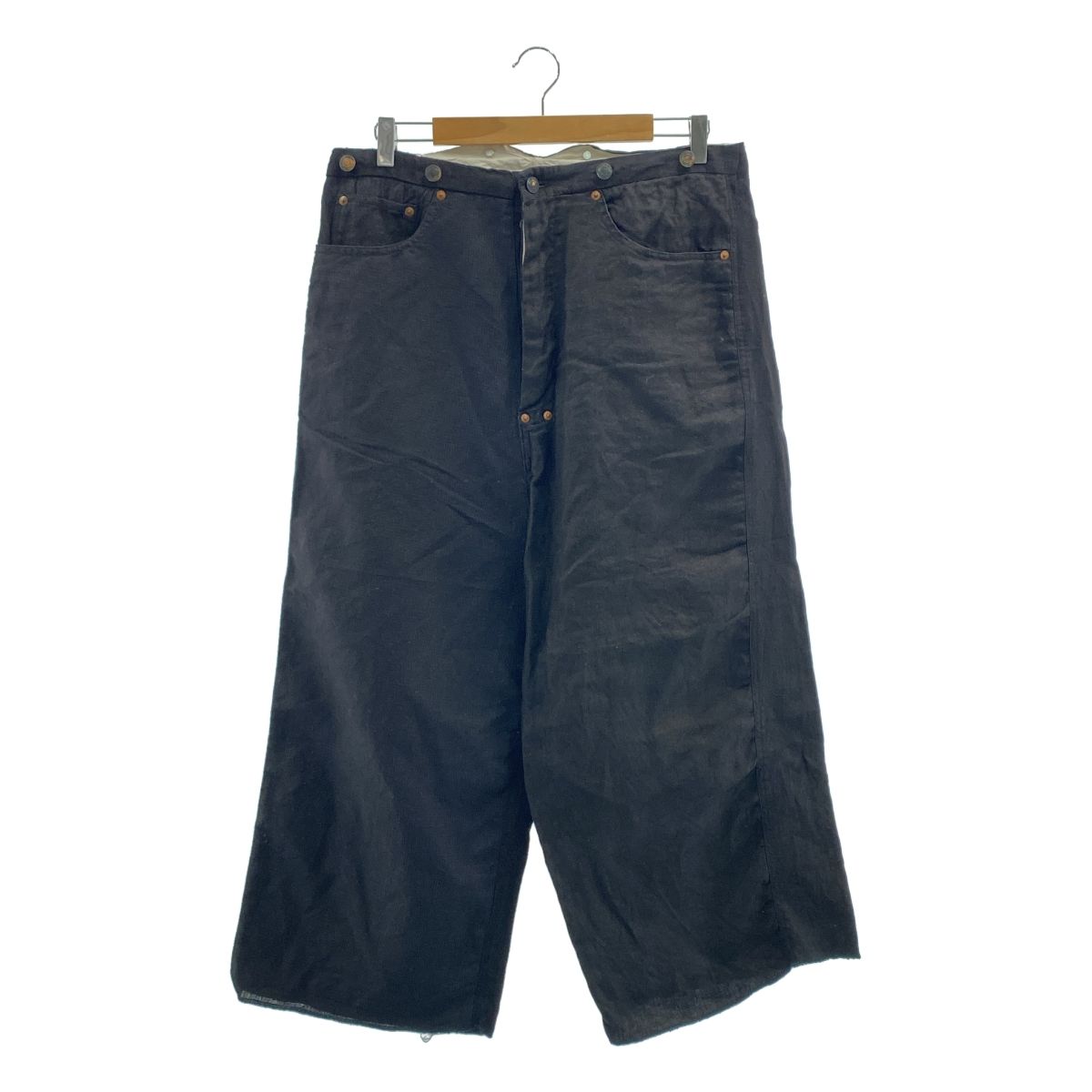 美品 Paul Harnden ポールハーデン リネン サスペンダーパンツ M 美品】 Paul Harnden / ポールハーデン | suspender trousers