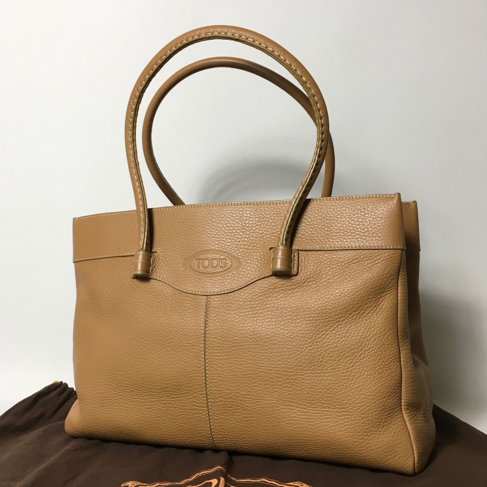 2508-7｜美品｜トッズ トートバッグ ハンドバッグ レザー ブラウン 2508-7｜美品｜トッズ トートバッグ ハンドバッグ レザー