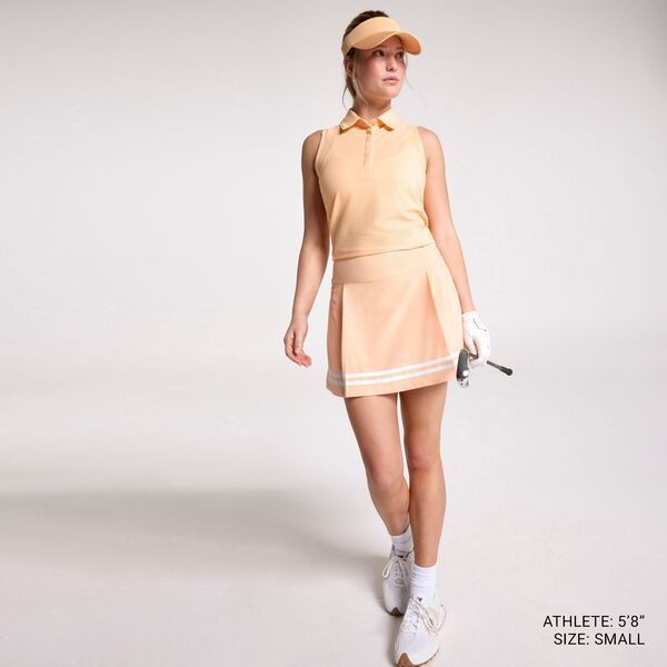 あんしん鑑定 キャリー レディース ポロシャツ トップス CALIA Women s Renew Sleeveless Golf Polo Peach Sherbet お早めにどうぞ！！
