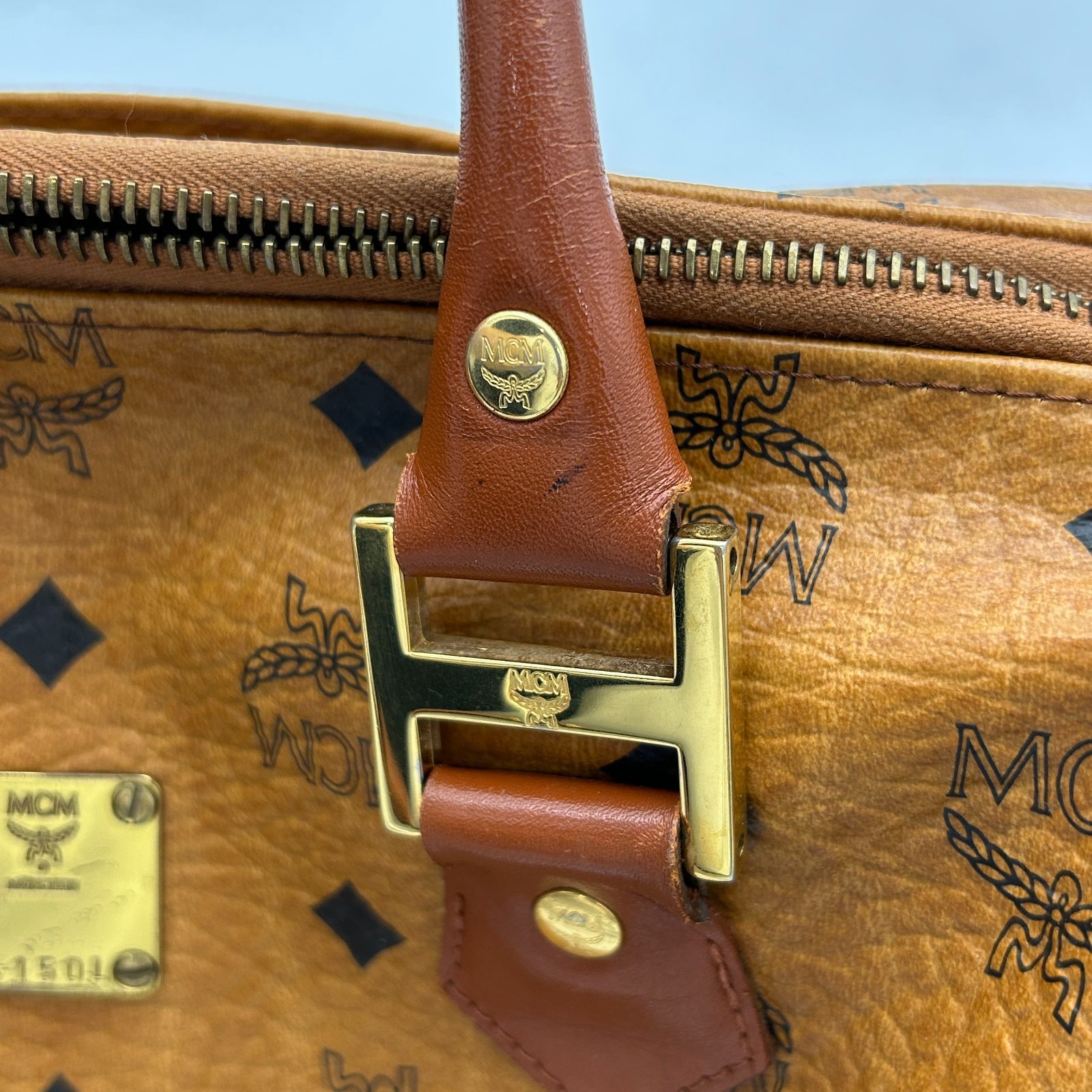 MCM エムシーエム 2way ボストンバッグ 旅行ショルダーヴィセトス 美品】MCM エムシーエム ボストンバッグ ヴィセトス 2WAY