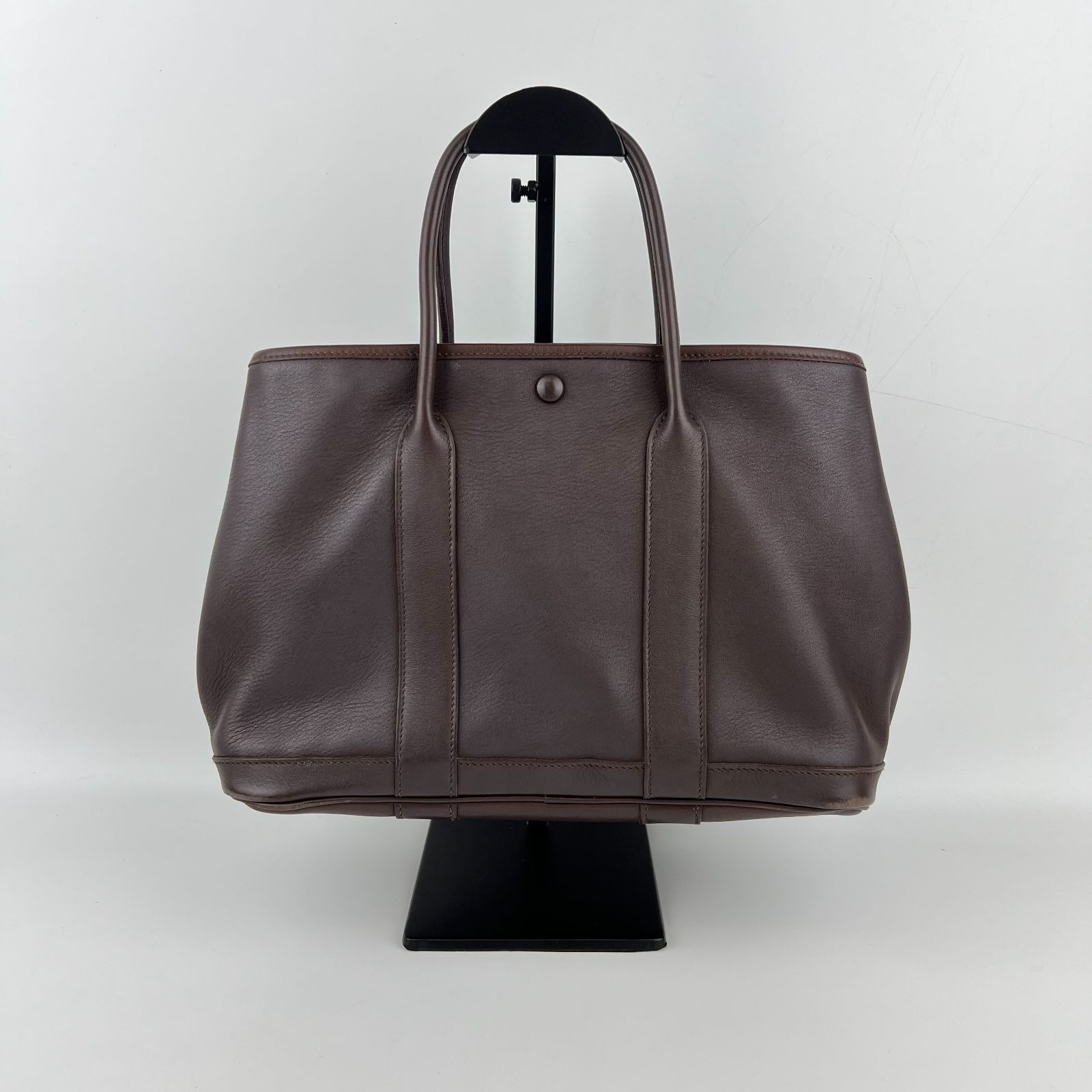 HERMES エルメス ガーデンツイリー TPM 銀座 ヴォースイフト □I刻印 トート ハンドバッグ ハバナ ブラウン レディース 商品 HIBUOCHI VINTAGE