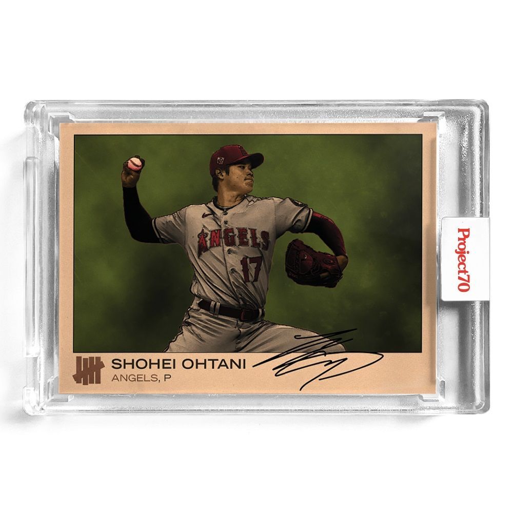 大谷翔平選手　Topps Project70 621 Amazon.co.jp: （ シルバーフレーム）大谷翔平選手 Topps