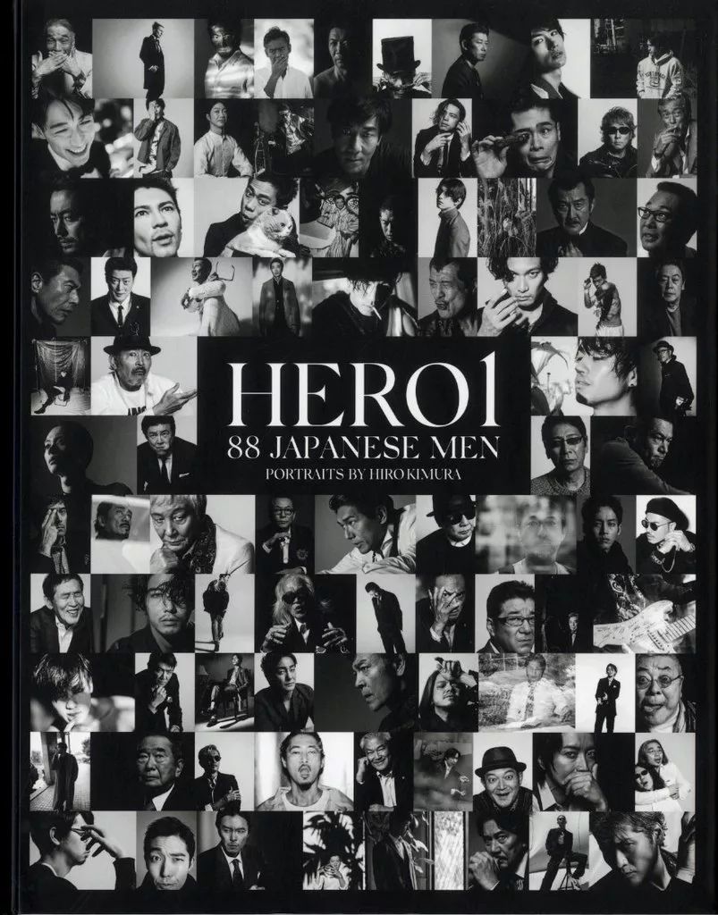 パンフレット ≪パンフレット 図録 ≫ パンフ HERO1 88 JAPANESE MEN PORTRAITS BY HIRO KIMURA|HIRO KIMURA写真展 HERO1