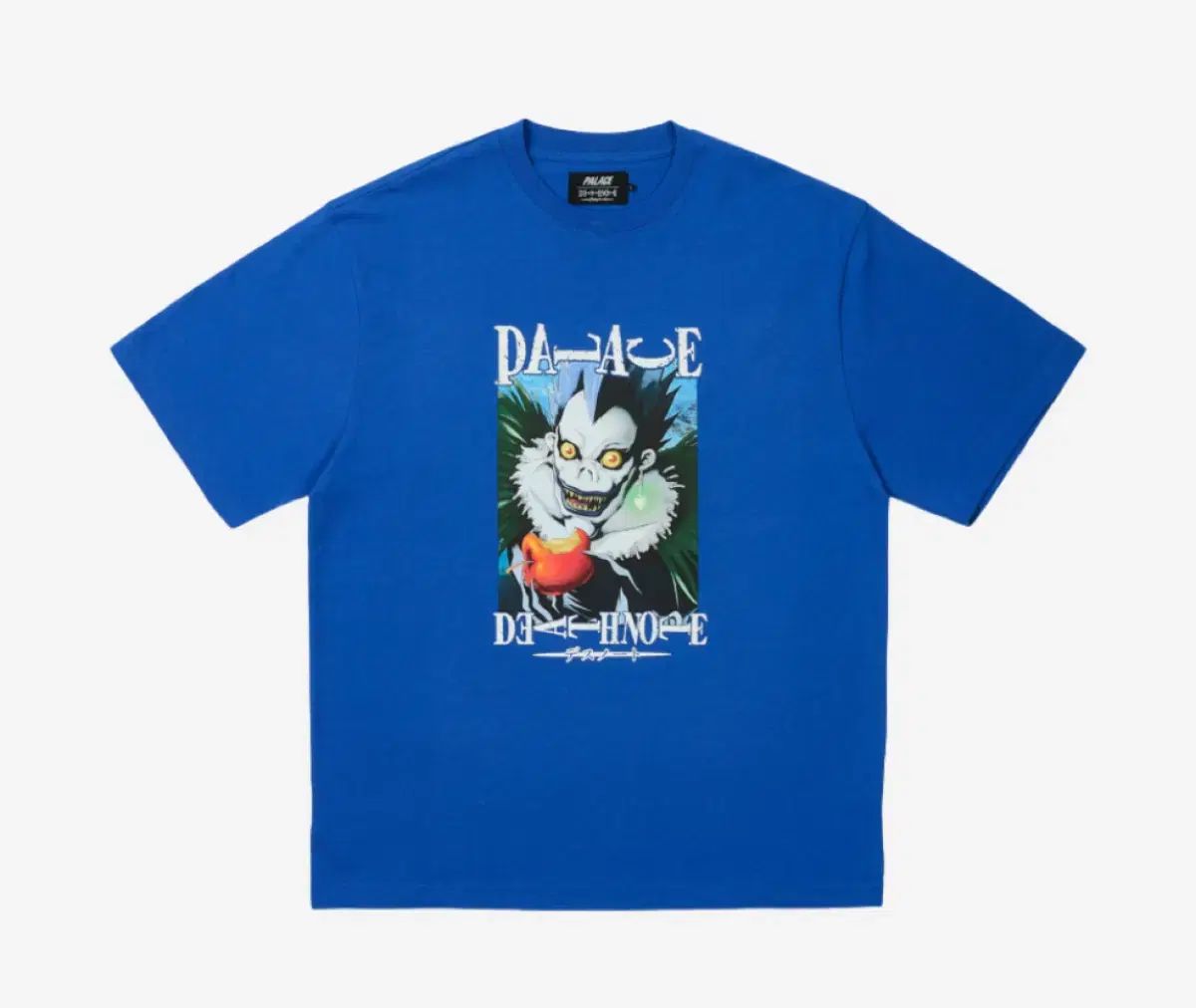 M ) 宮殿 x デス 注釈 Tシャツ 青 ベリー ー 25SS