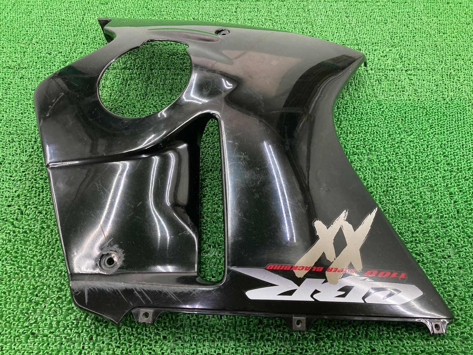 CBR1100XX サイドカウル 左 黒 MAT ホンダ 純正 中古 バイク 部品 SC35