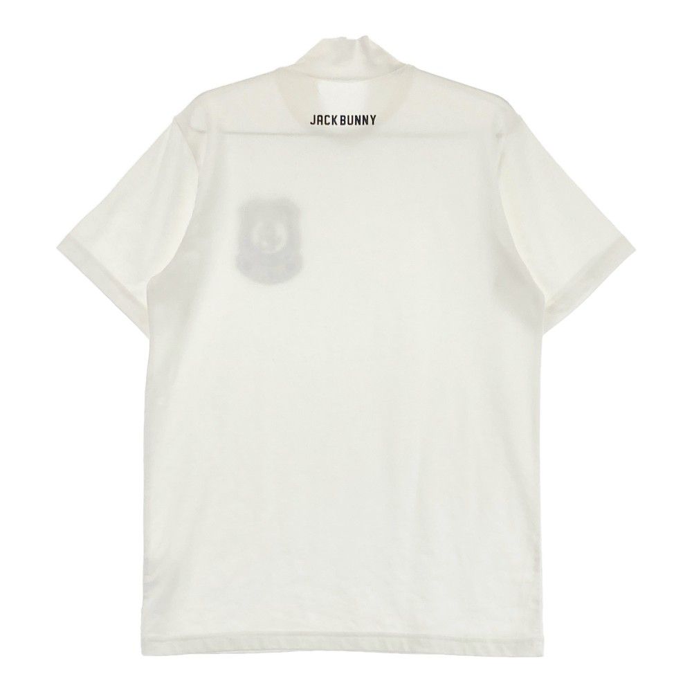 サイズ：5 JACK BUNNY ジャックバニー ハイネック半袖Tシャツ ホワイト