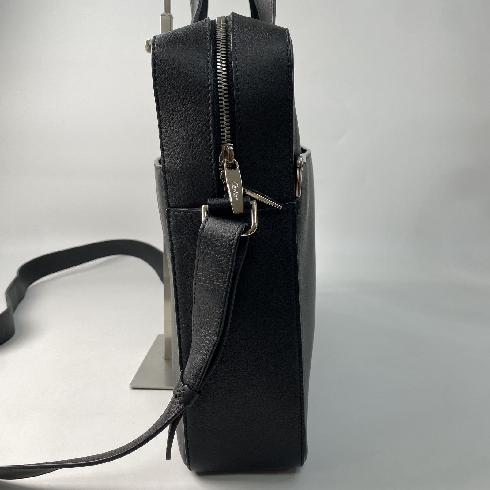 Cartier マスト ドゥ ショルダー ビジネスバッグ 2way 黒 メンズ 楽天市場】Cartier カルティエ2WAYビジネスバッグショルダー
