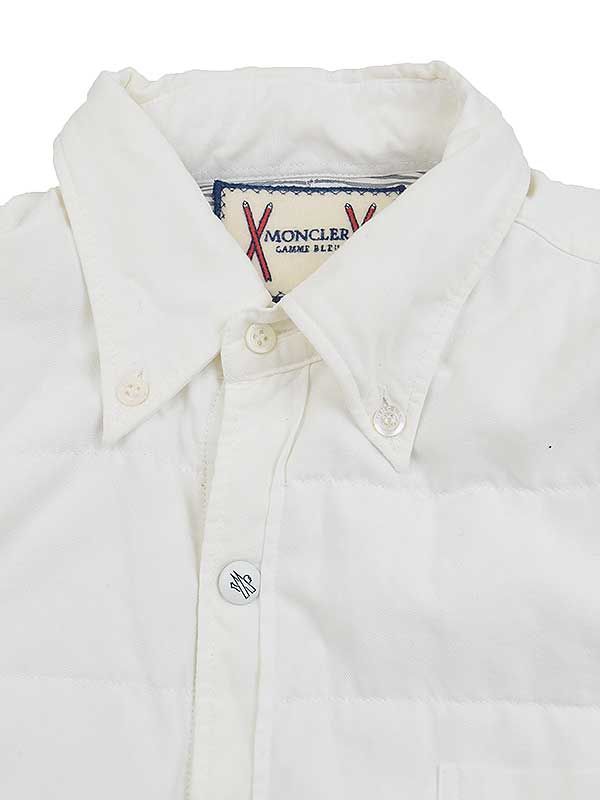 モンクレールガムブルー CAMICIA ダウンシャツ ジャケットホワイトサイズ0 2026年最新】MONCLER GAMME BLEU メンズ ダウンジャケットの人気